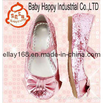 Fashion Sparkle Leather Girls Shoes (BH-CS056)